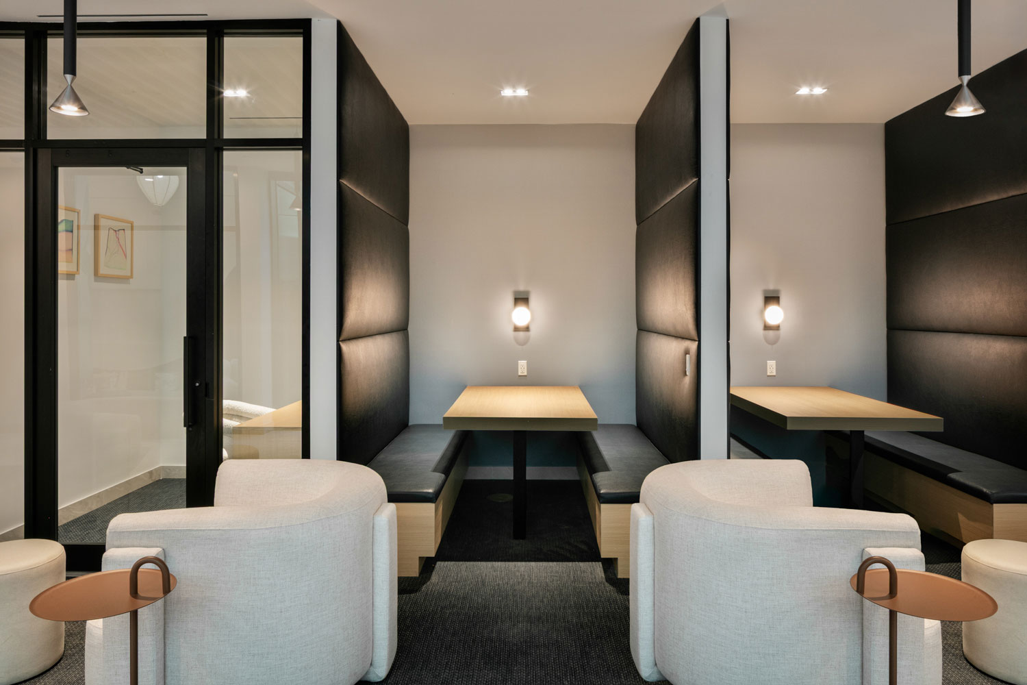 Business Lounge at Prosper luxury apartments Prospect Heights