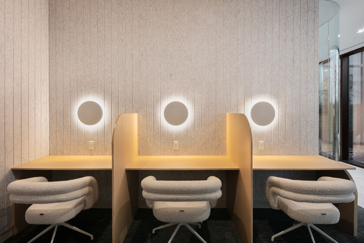 Business Lounge at Prosper luxury apartments Prospect Heights